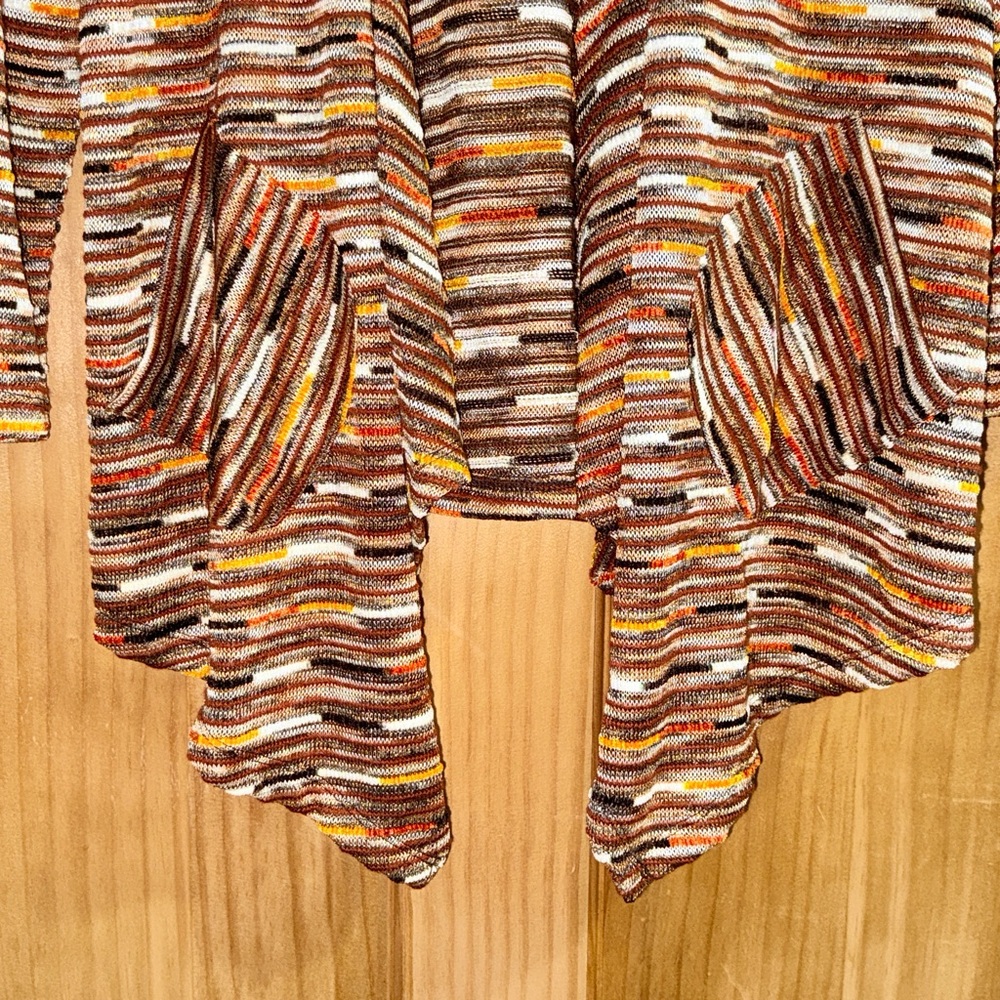 Ruby Rd. Women’s Multicolor Striped Open Cardigan… - image 6